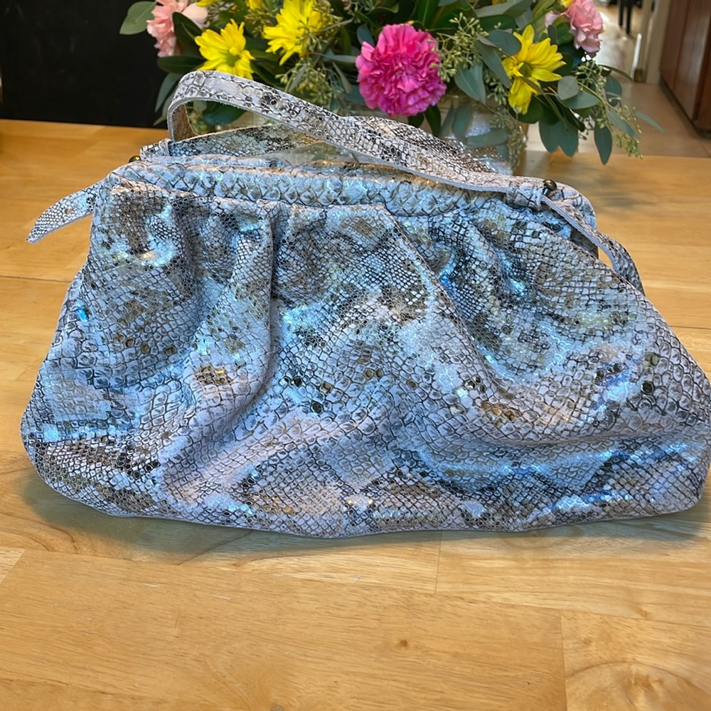 Free People embossed faux snake bag